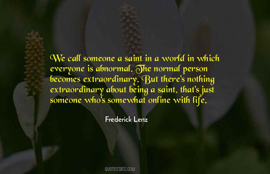Normal Abnormal Quotes #136980