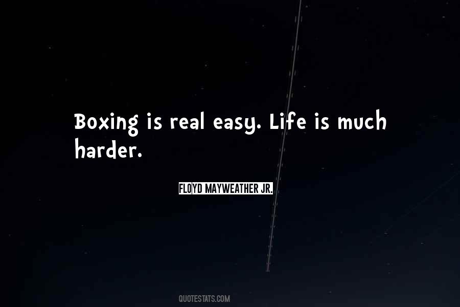 Boxing Life Quotes #1296494