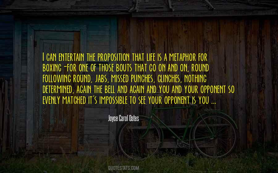 Boxing Life Quotes #1723785