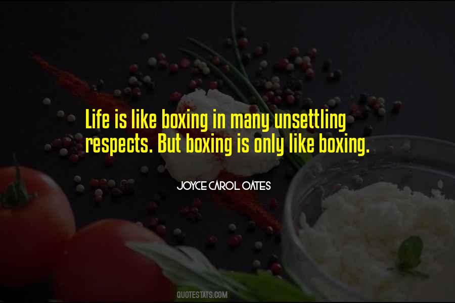 Boxing Life Quotes #945191