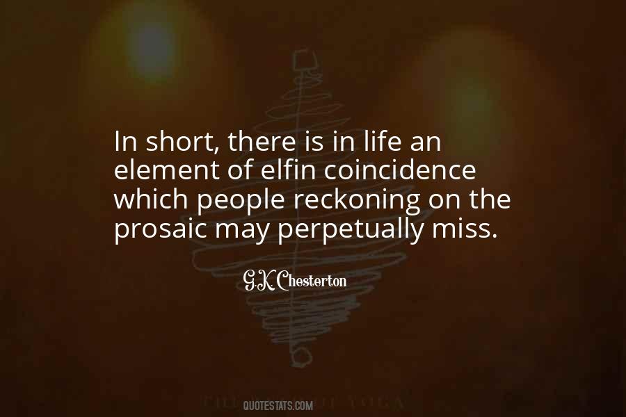 Element Of Life Quotes #1088826