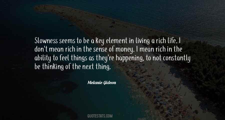 Element Of Life Quotes #1347342