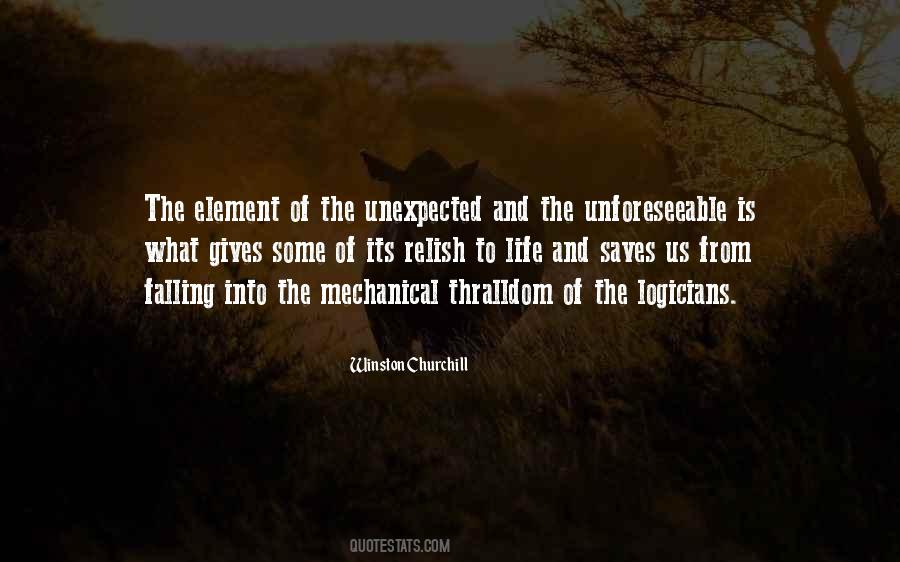 Element Of Life Quotes #1509002
