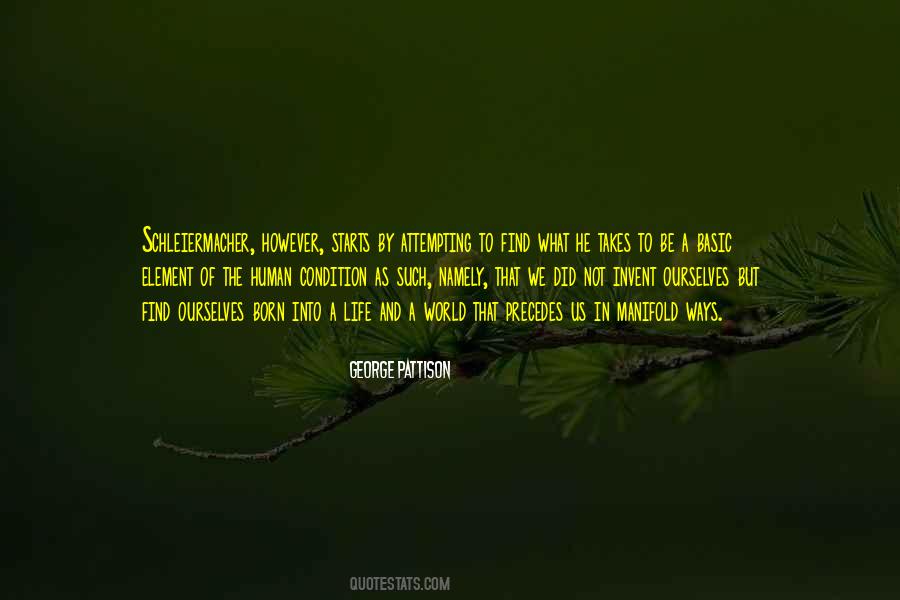 Element Of Life Quotes #1556227