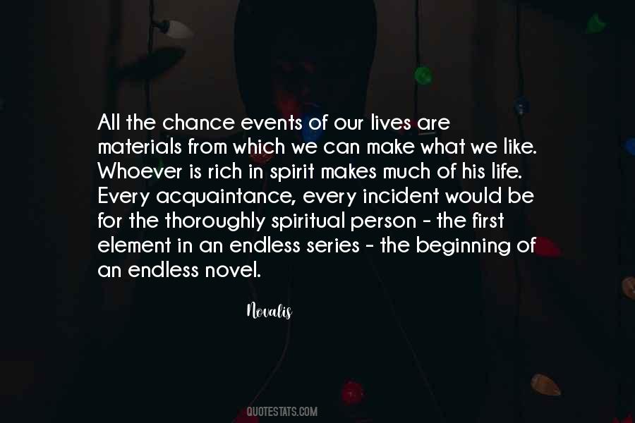 Element Of Life Quotes #979630