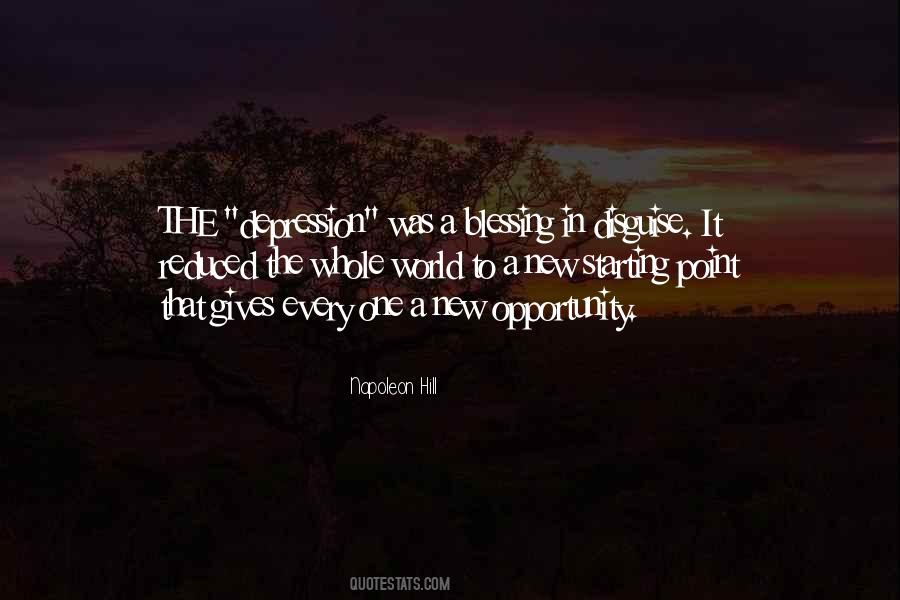 Opportunity In Disguise Quotes #907657