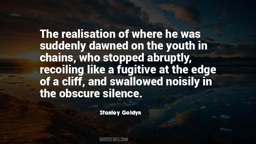 Edge Of A Cliff Quotes #1018297