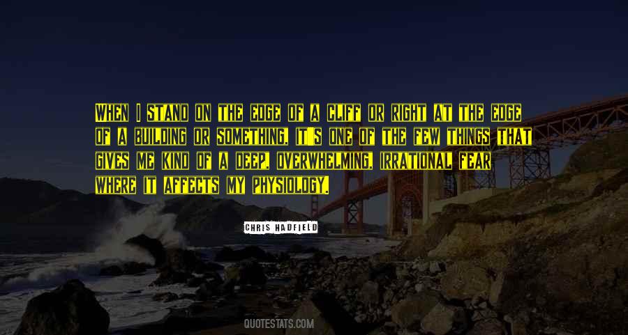 Edge Of A Cliff Quotes #1094142