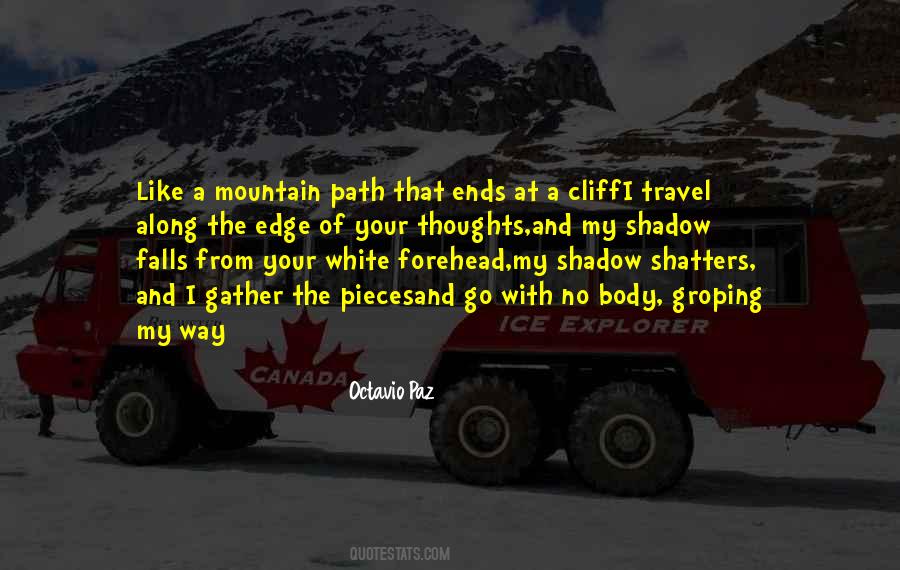 Edge Of A Cliff Quotes #1184978