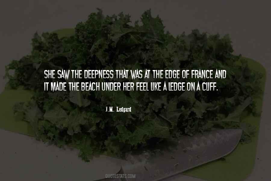 Edge Of A Cliff Quotes #409413