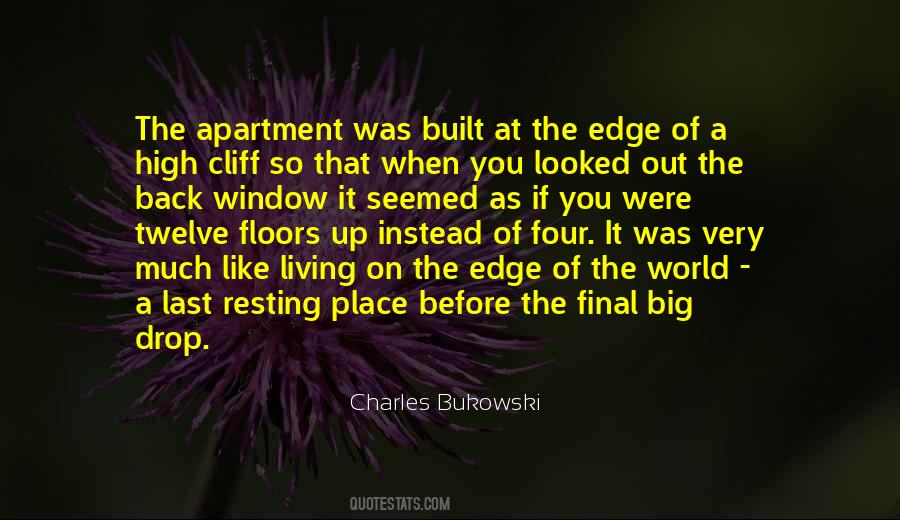 Edge Of A Cliff Quotes #427798