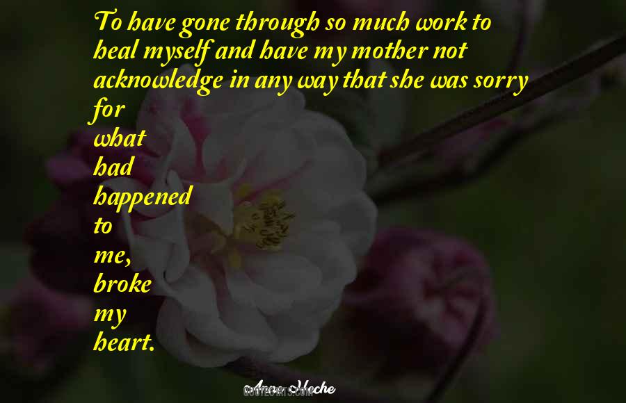 Sorry Heart Quotes #1059703