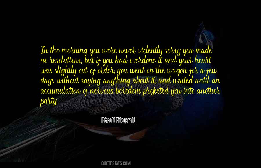 Sorry Heart Quotes #1544327