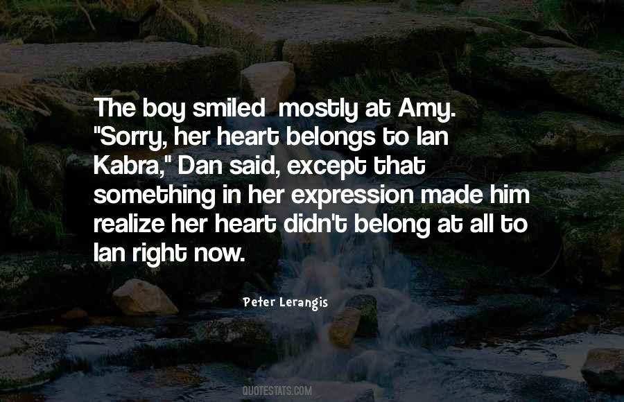 Sorry Heart Quotes #1791946
