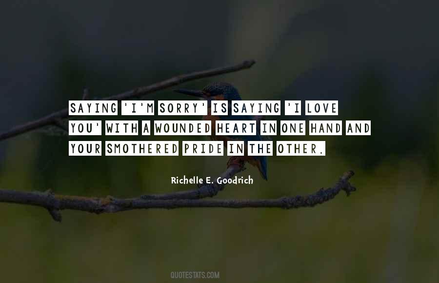 Sorry Heart Quotes #884458