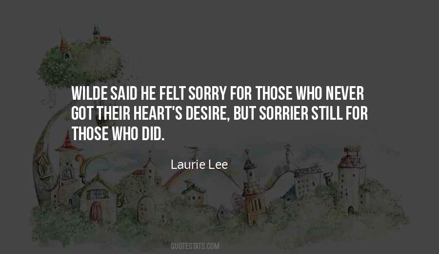 Sorry Heart Quotes #890614