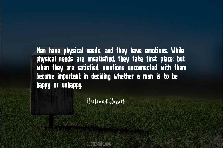 When A Man Is Happy Quotes #230935