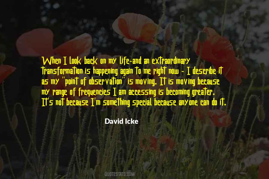 When I Look Back On My Life Quotes #871473
