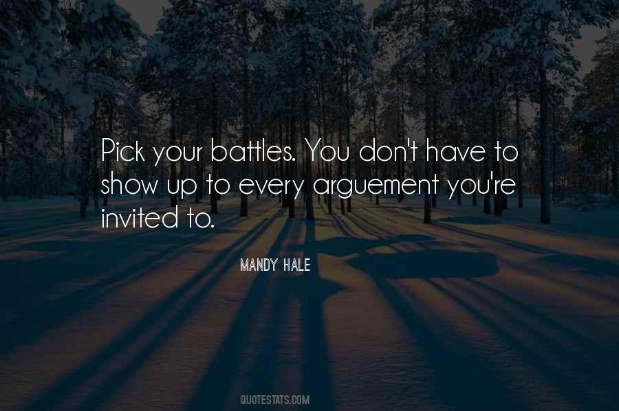 Your Battles Quotes #1165326