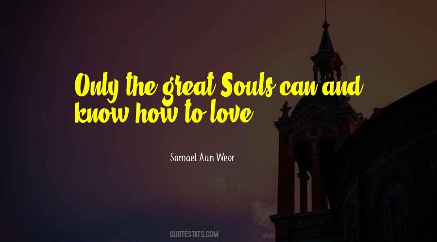 Quotes About Great Souls #264935