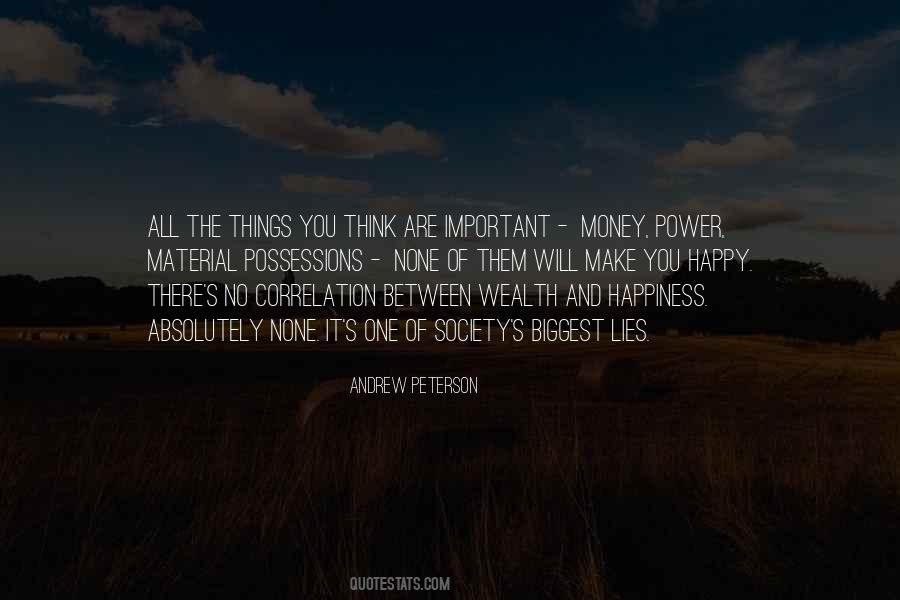 Money Make You Happy Quotes #1775170