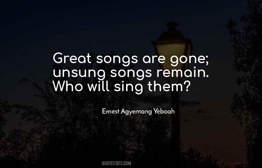 Quotes About Great Songs #1330023