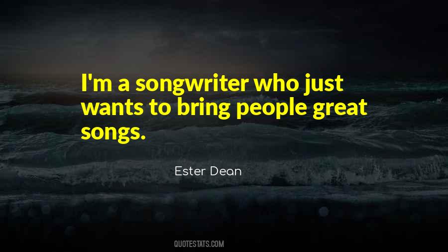 Quotes About Great Songs #1343228