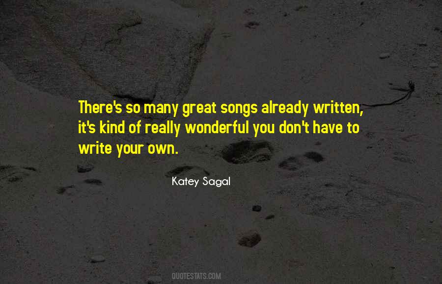 Quotes About Great Songs #1852204