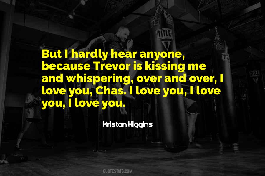 Kissing Me Quotes #1038098