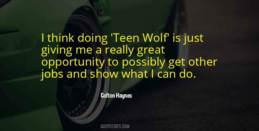Best Teen Wolf Quotes #1495101