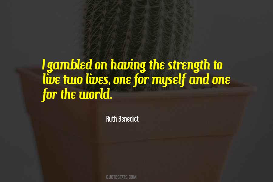 Quotes About World Strength #211152
