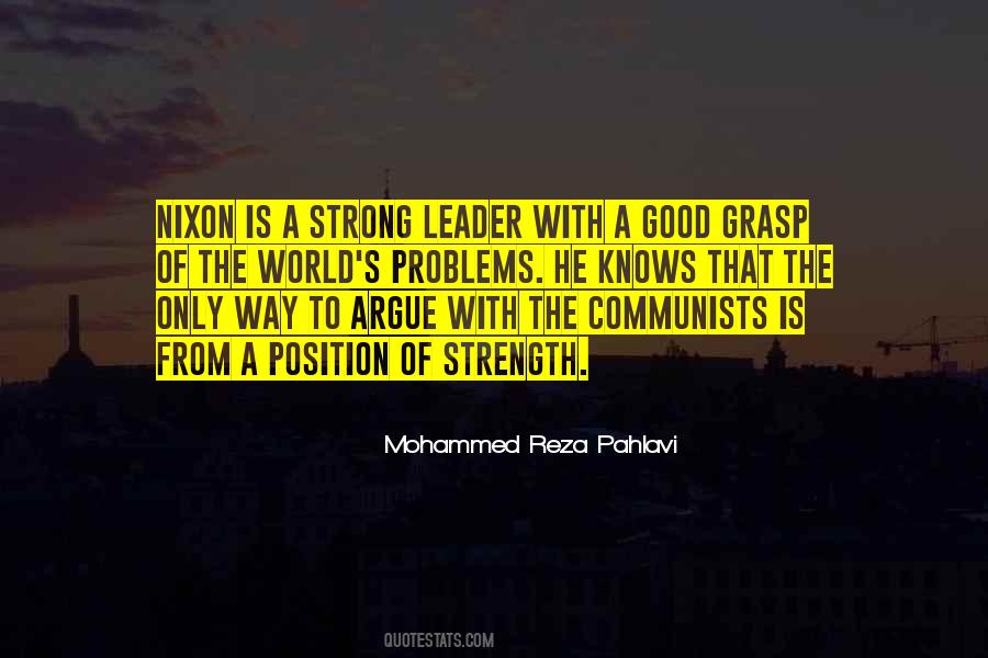 Quotes About World Strength #421898