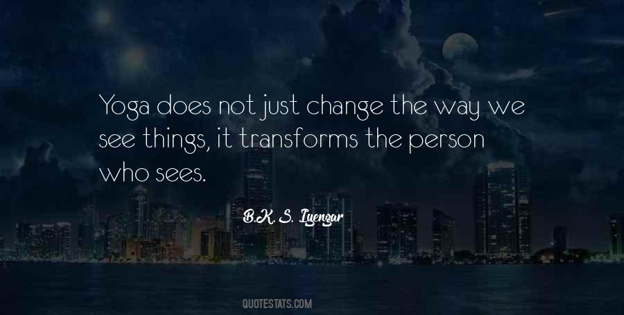 Change Yoga Quotes #932817