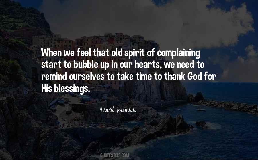 Take Time To Thank God Quotes #1070356