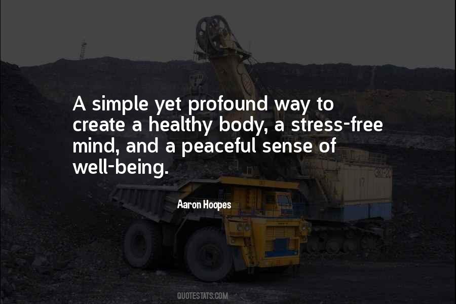 Healthy Mind Body Quotes #224514
