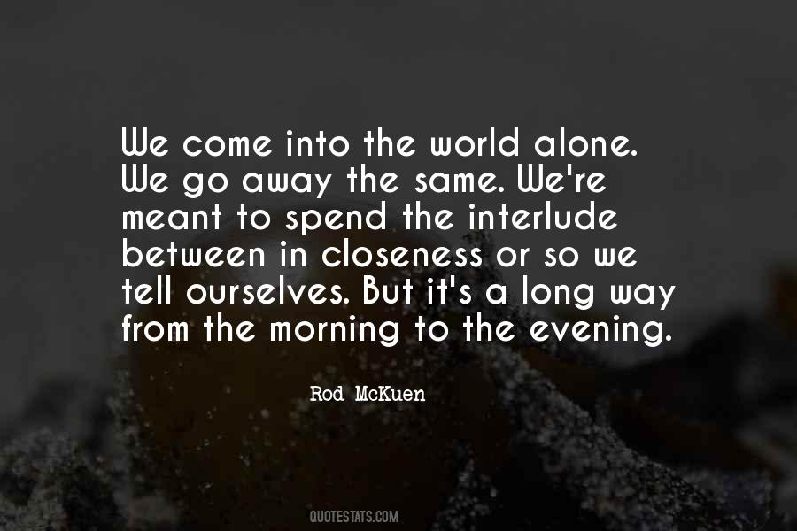 Morning Solitude Quotes #1485564