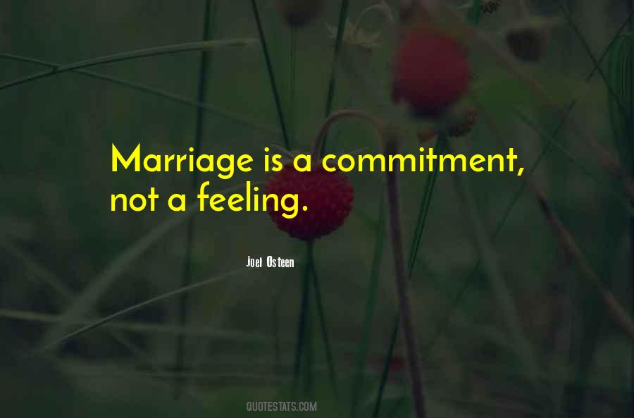 Marriage Is A Commitment Quotes #539854