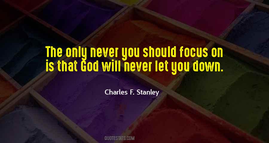 Focus God Quotes #1085738