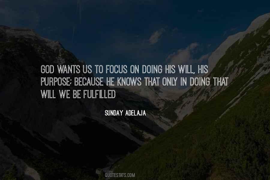 Focus God Quotes #226947