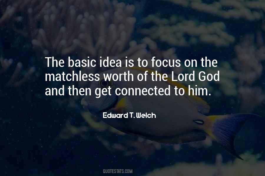 Focus God Quotes #240211