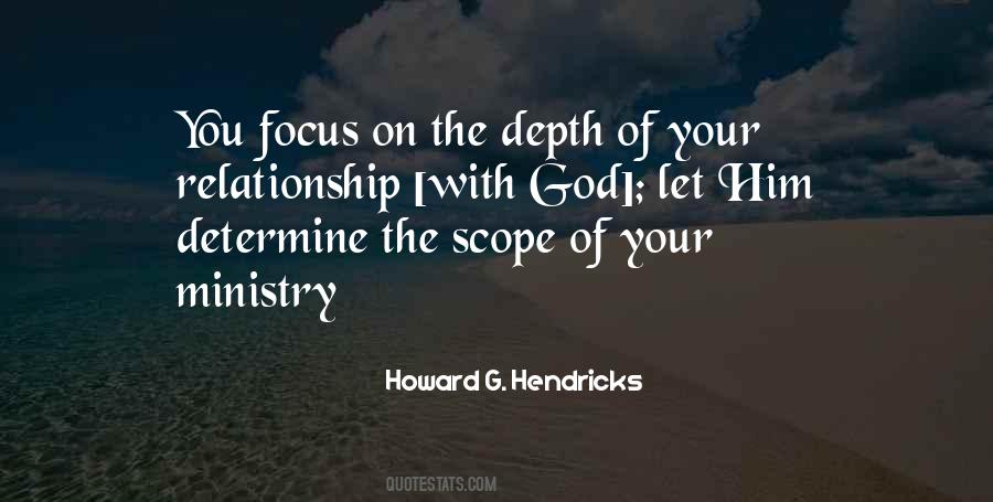 Focus God Quotes #509597