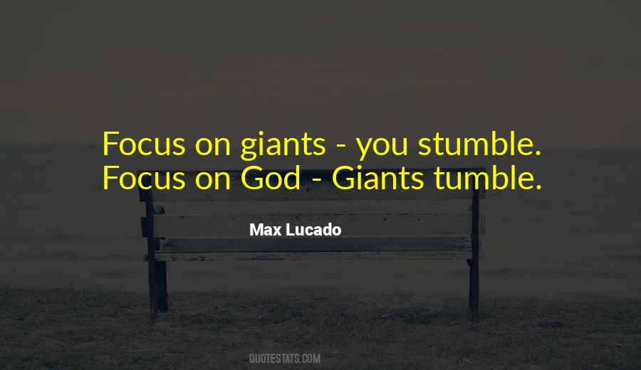 Focus God Quotes #855510