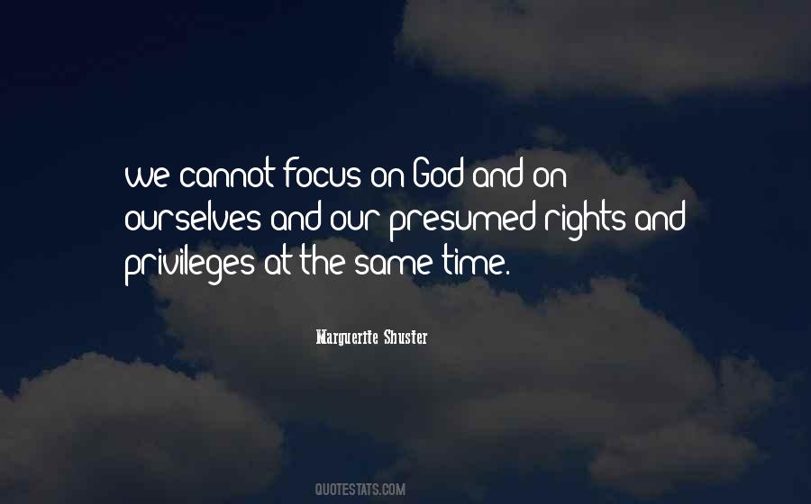 Focus God Quotes #939463