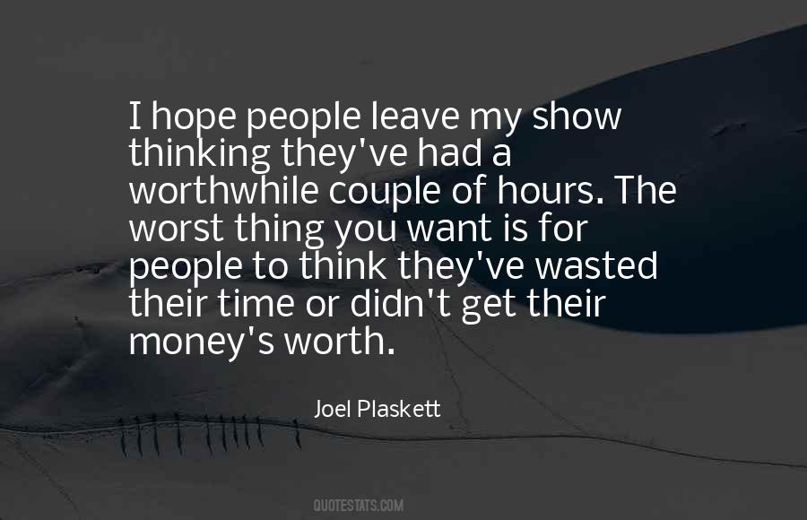 Money Worth Quotes #880091