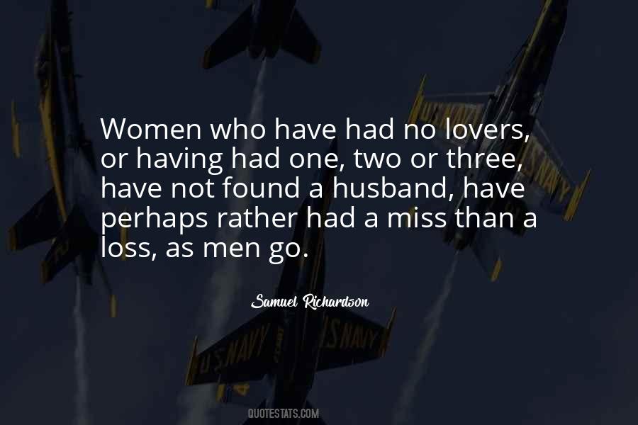 Having A Husband Quotes #1570312