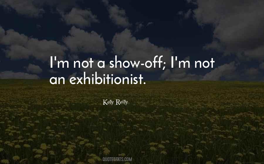 Not A Show Off Quotes #61375