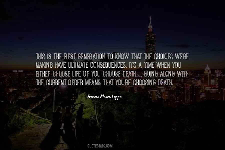When You Have To Choose Quotes #899415