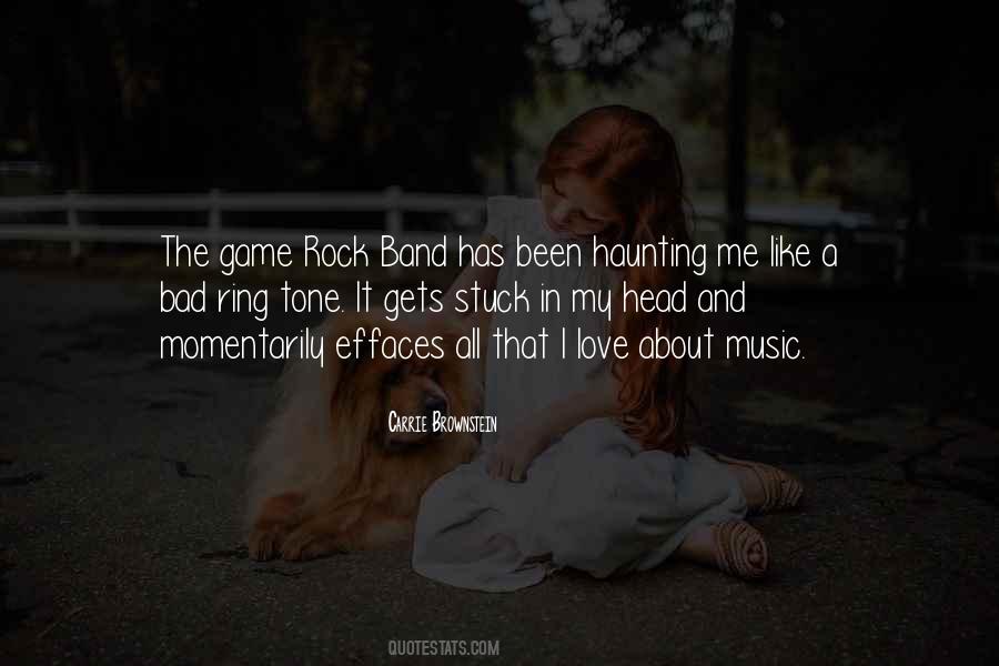 Stuck In Your Head Quotes #65652