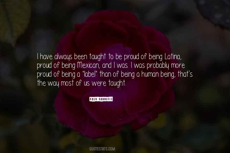 Proud To Be Human Quotes #1180034