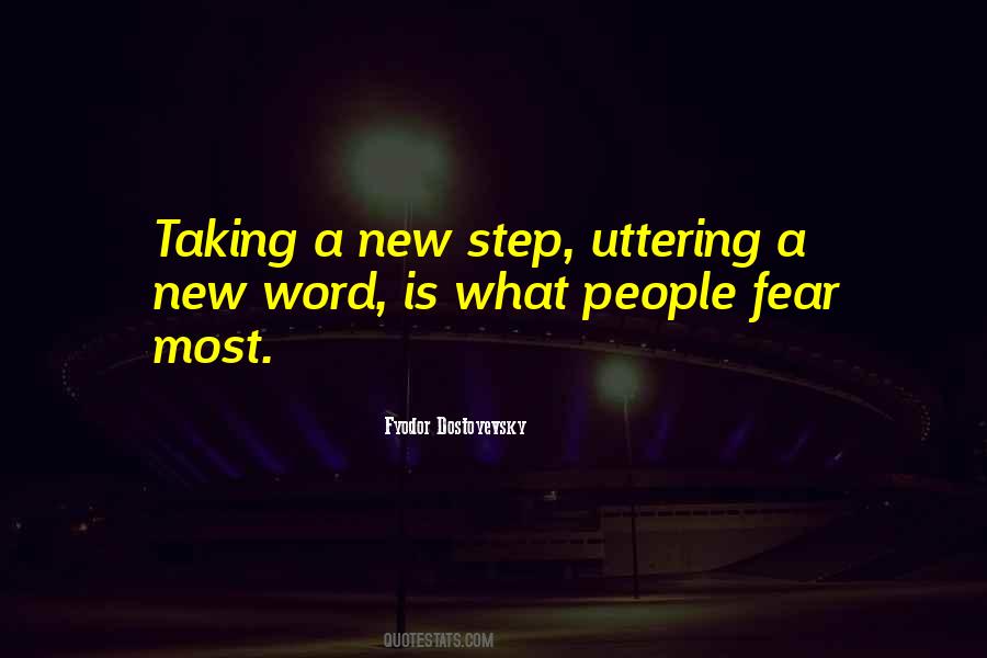 Change Fear Quotes #208426